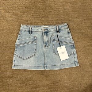 Denim Mini Skirt